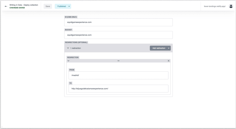 General settings